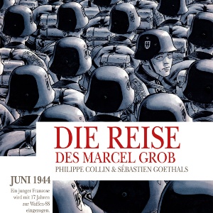 Cover der grafischen Novelle - Die Reise des Marcel Grob